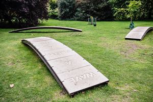 Iván Argote, Perrotin, Frieze Sculpture, Regent's Park, London (3 July–6 October 2019). Courtesy Ocula. Photo: Charles Roussel.